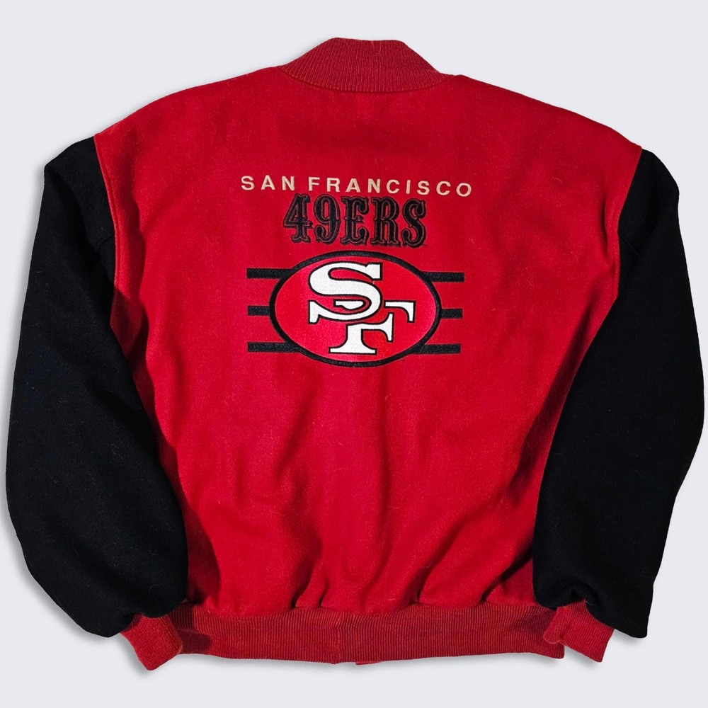 San Francisco 49ers Vintage 90s DeLong Varsity Jacket
